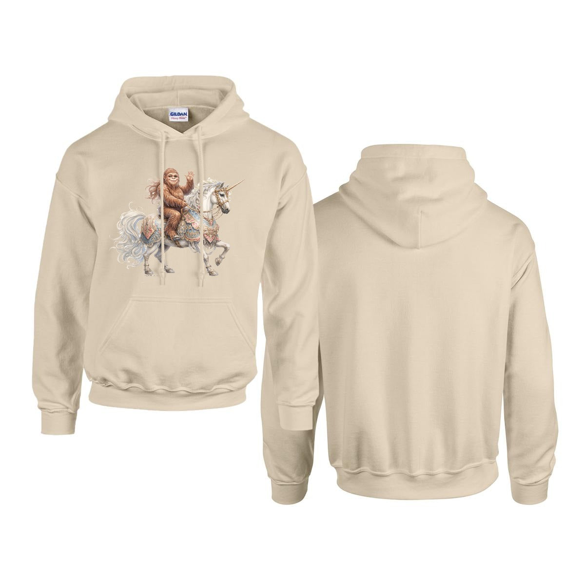 Sasquatch, Bigfoot Design, Gildan 18500 Poly-Cotton Hoodie