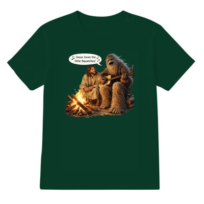 Bigfoot Sings To Jesus, Adult Gildan 5000 Cotton T Shirt