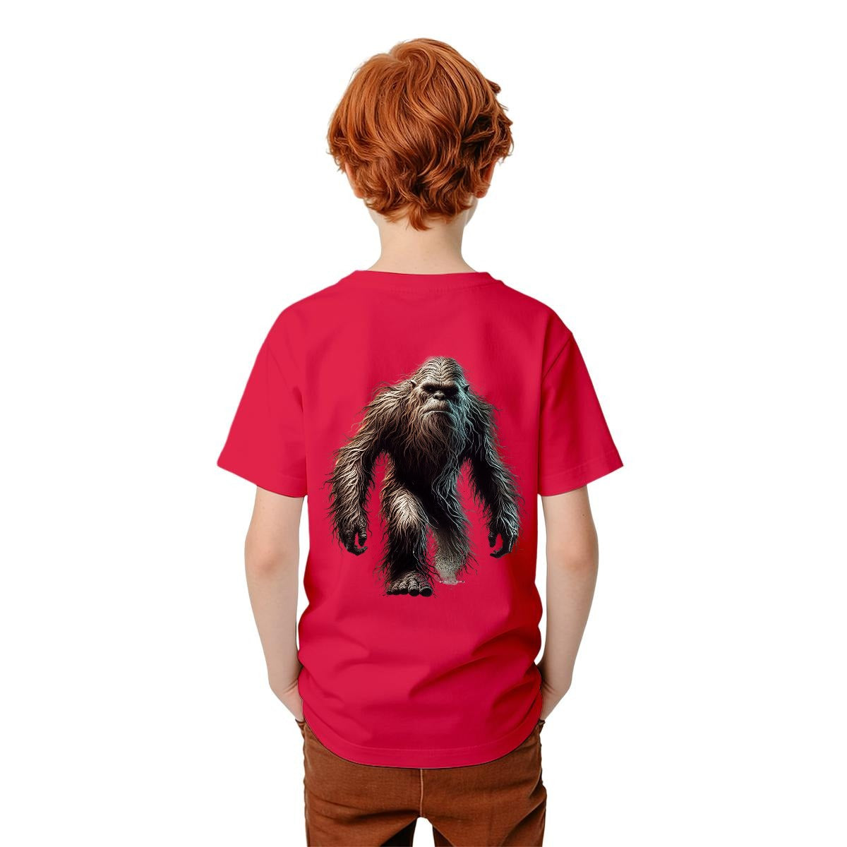 Bigfoot Sasquatch Designs, Kid’s Double Sided Gildan 5000B T Shirt