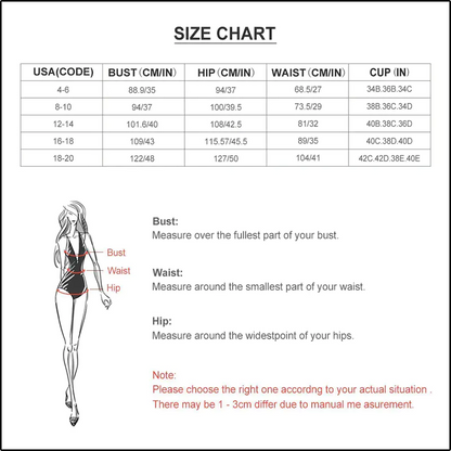 6 Alien Design, Deep V One Piece Women’s Swimsuit