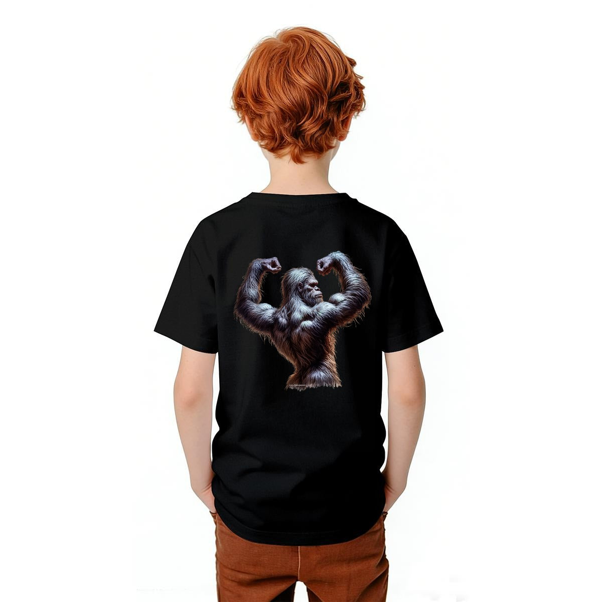 Bigfoot Sasquatch Designs, Kid’s Double Sided Gildan 5000B T Shirt