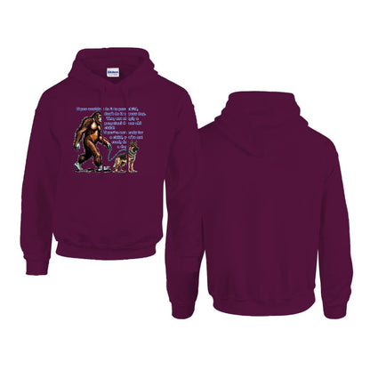 Sasquatch, Bigfoot Design, Gildan 18500 Poly-Cotton Hoodie