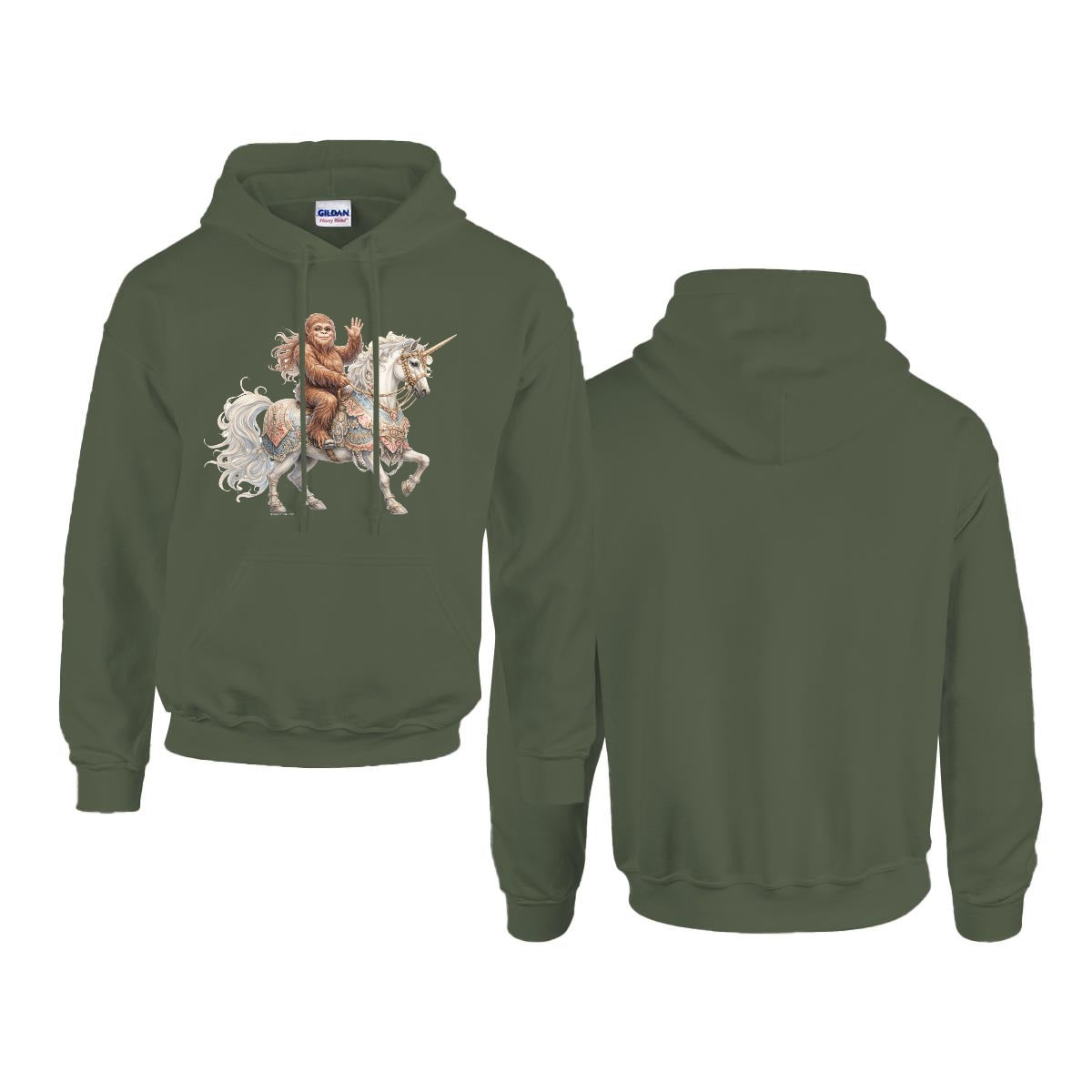 Sasquatch, Bigfoot Design, Gildan 18500 Poly-Cotton Hoodie