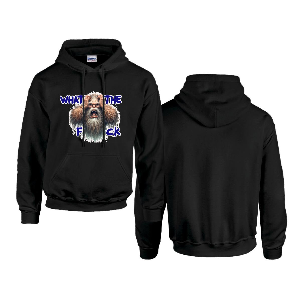 Sasquatch, Bigfoot Design, Gildan 18500 Poly-Cotton Hoodie