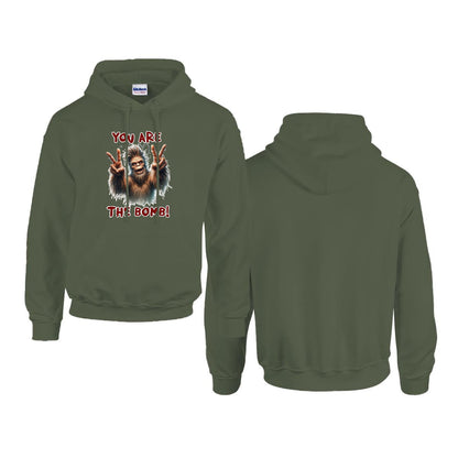 Sasquatch, Bigfoot Design, Gildan 18500 Poly-Cotton Hoodie