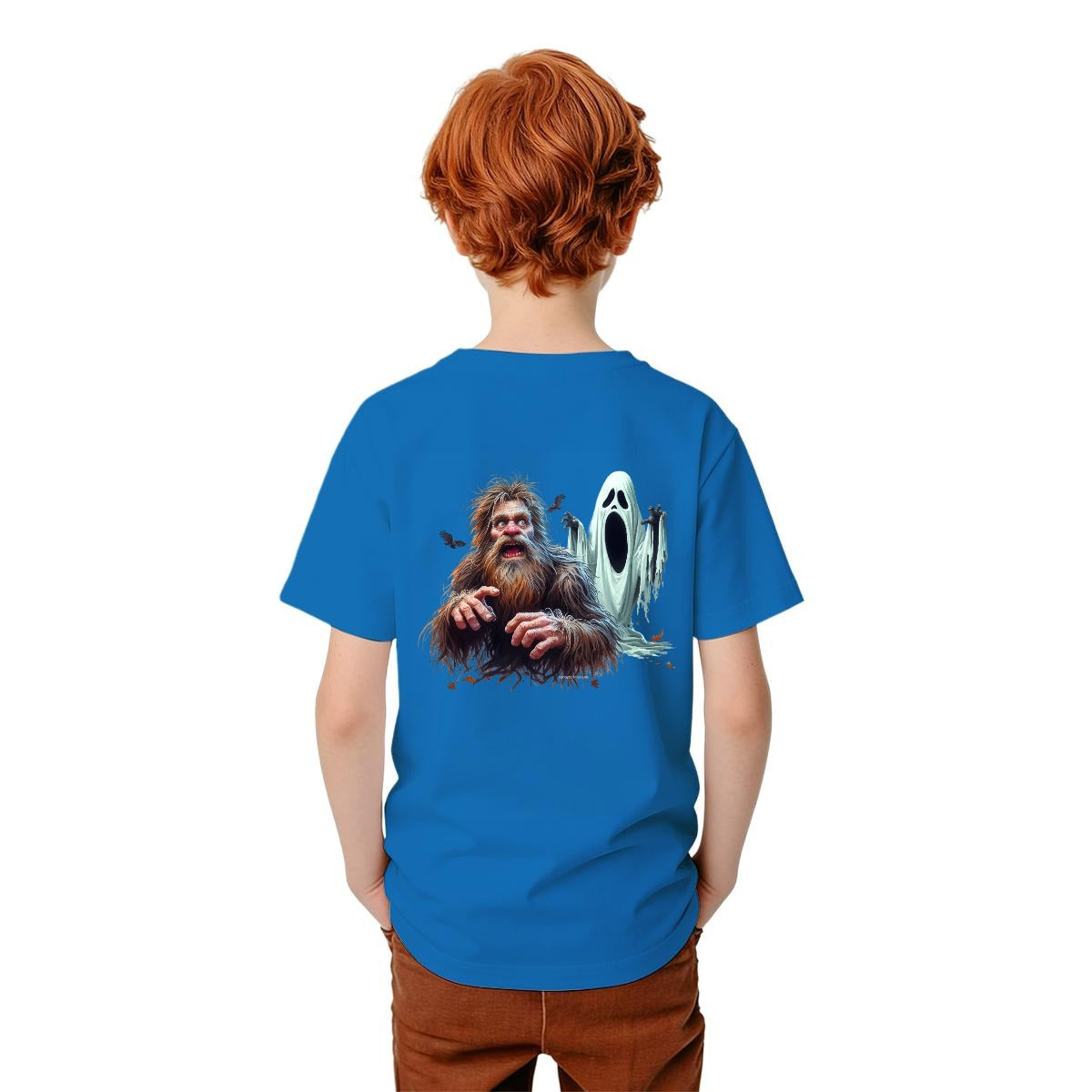 Bigfoot Sasquatch Designs, Kid’s Double Sided Gildan 5000B T Shirt