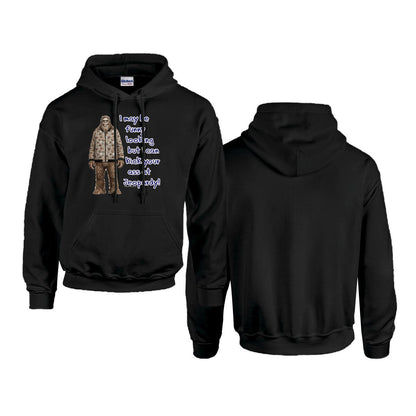 Sasquatch, Bigfoot Design, Gildan 18500 Poly-Cotton Hoodie