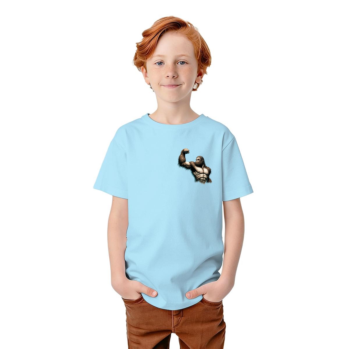 Bigfoot Sasquatch Designs, Kid’s Double Sided Gildan 5000B T Shirt