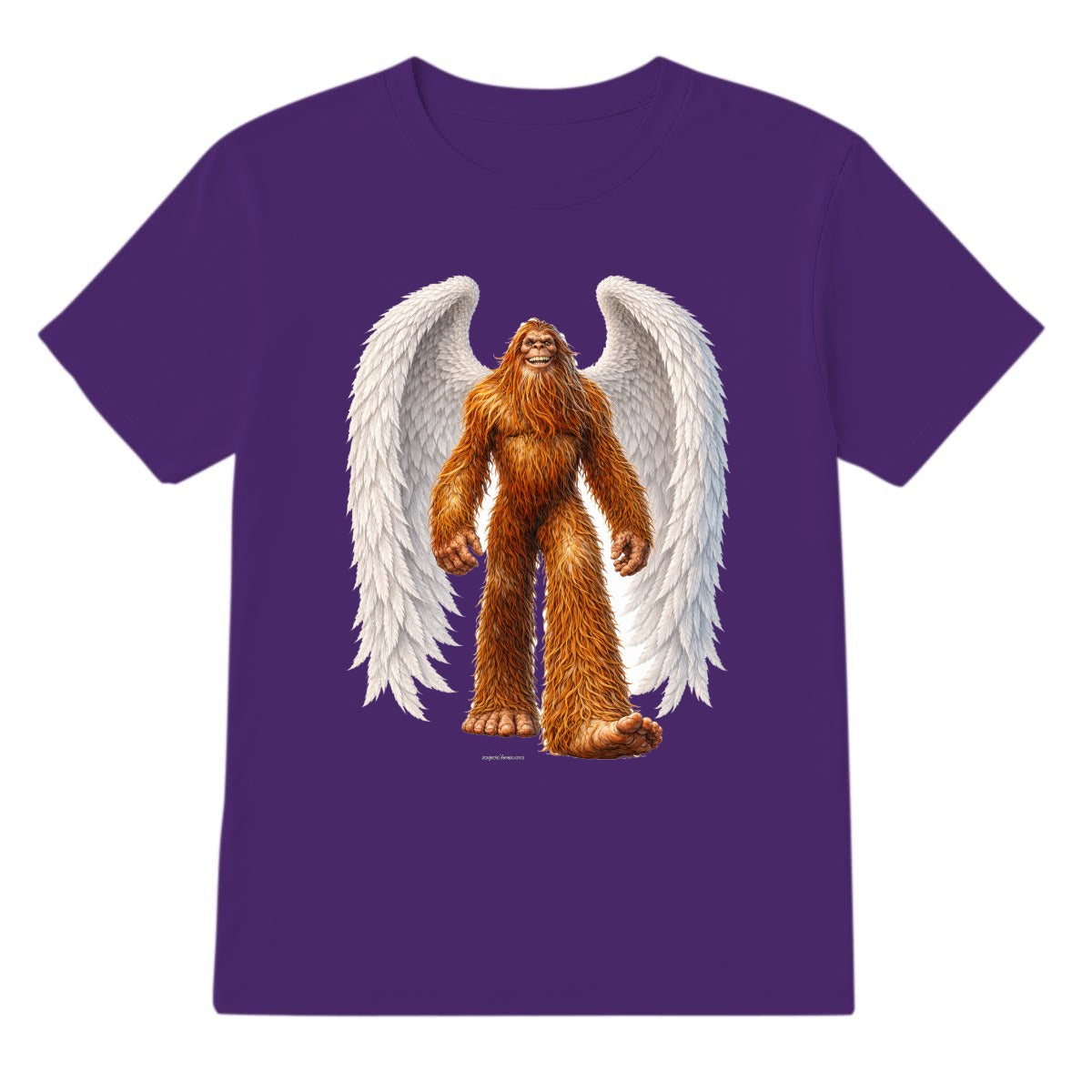 Bigfoot Sasquatch With Wings, |Gildan 5000 T Shirt