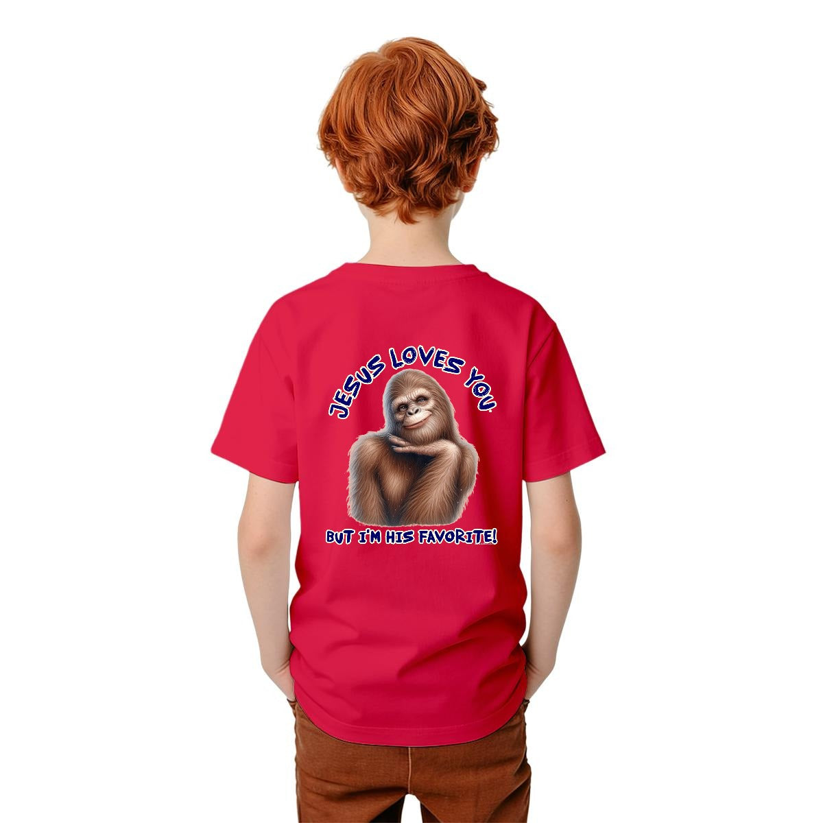 Bigfoot Sasquatch Designs, Kid’s Double Sided Gildan 5000B T Shirt