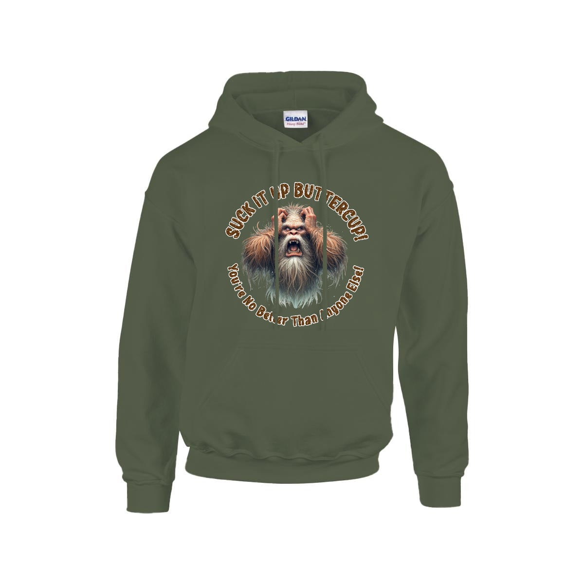 Sasquatch, Bigfoot Design, Gildan 18500 Poly-Cotton Hoodie