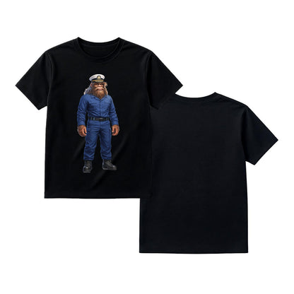 Bigfoot Sasquatch Coast Guard T-Shirt Gildan 5000 T Shirt