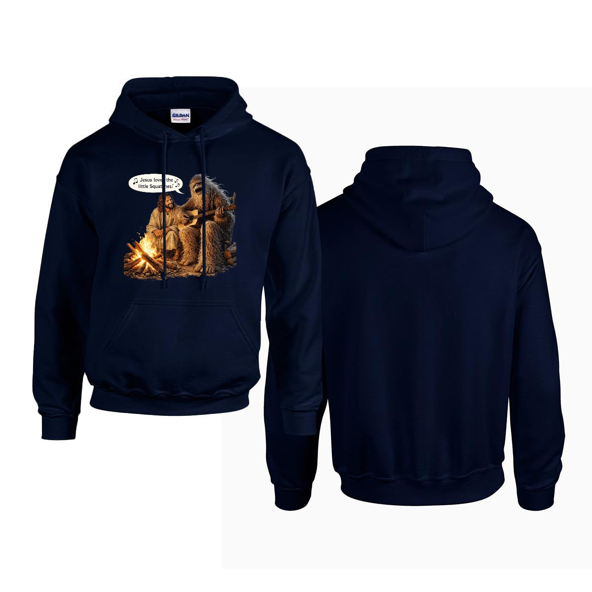 Sasquatch, Bigfoot Design, Gildan 18500 Poly-Cotton Hoodie