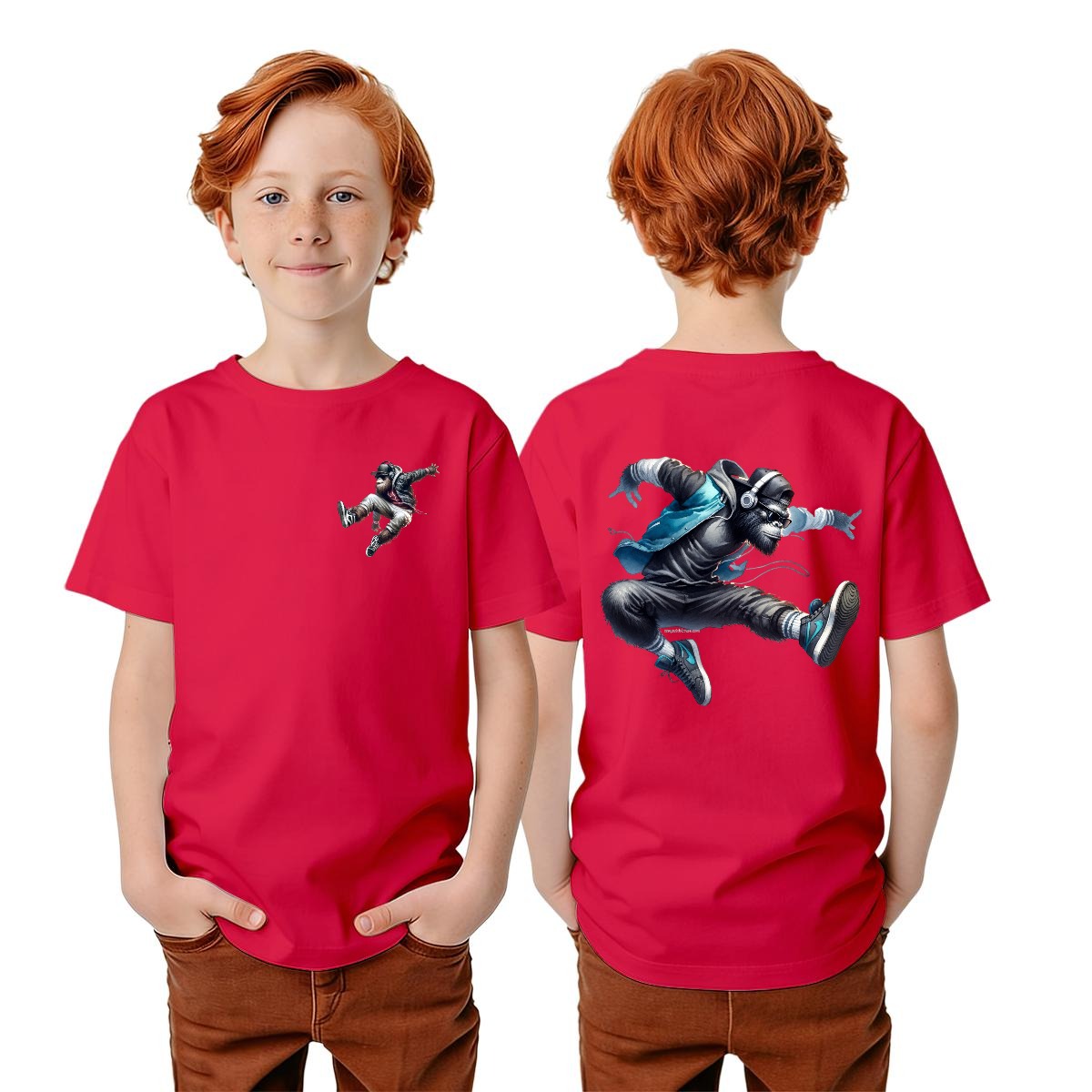 Bigfoot Sasquatch Designs, Kid’s Double Sided Gildan 5000B T Shirt