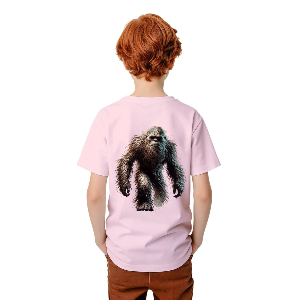 Bigfoot Sasquatch Designs, Kid’s Double Sided Gildan 5000B T Shirt