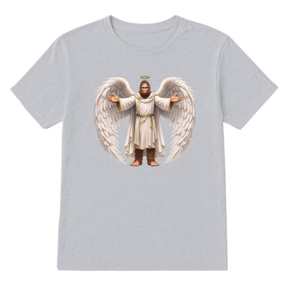 Bigfoot Angel, Sasquatch Angel, Adult Gildan 5000 Cotton T shirt