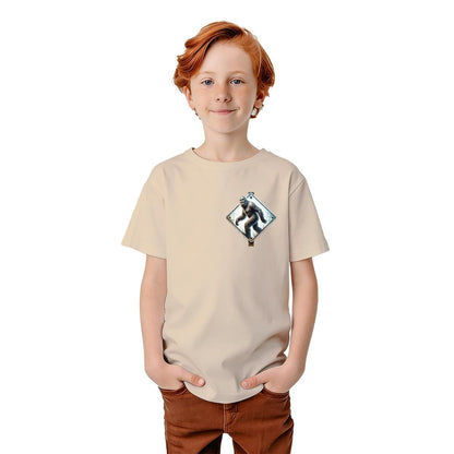 Bigfoot Sasquatch Designs, Kid’s Double Sided Gildan 5000B T Shirt