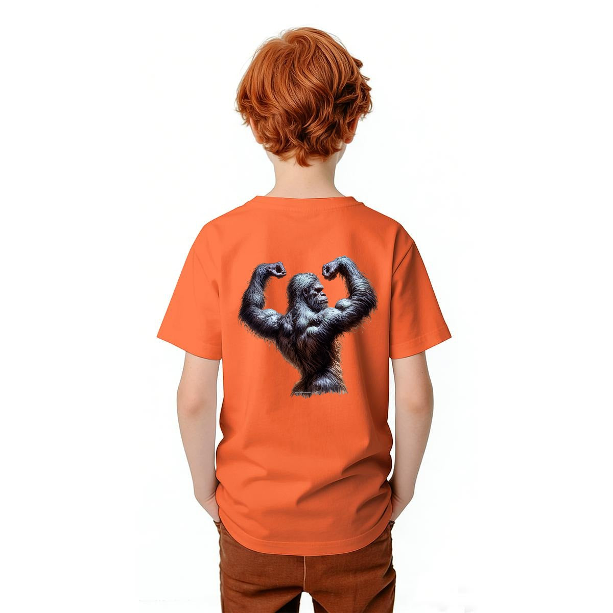 Bigfoot Sasquatch Designs, Kid’s Double Sided Gildan 5000B T Shirt