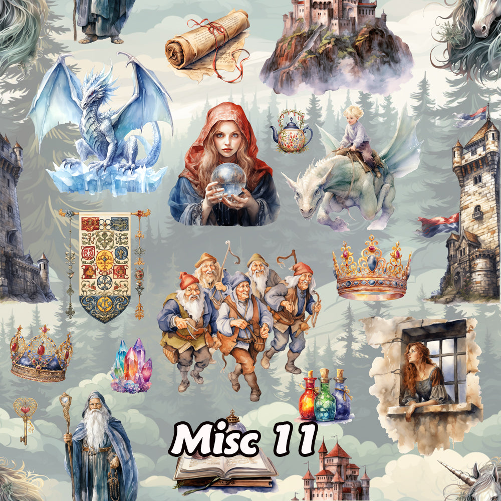 20 Misc Designs, 4 Piece Bathroom Set - 4 Sizes