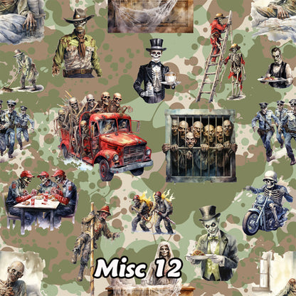 10 Misc Designs, Youth Flannel Footless Zip up Pajama Jumpsuit