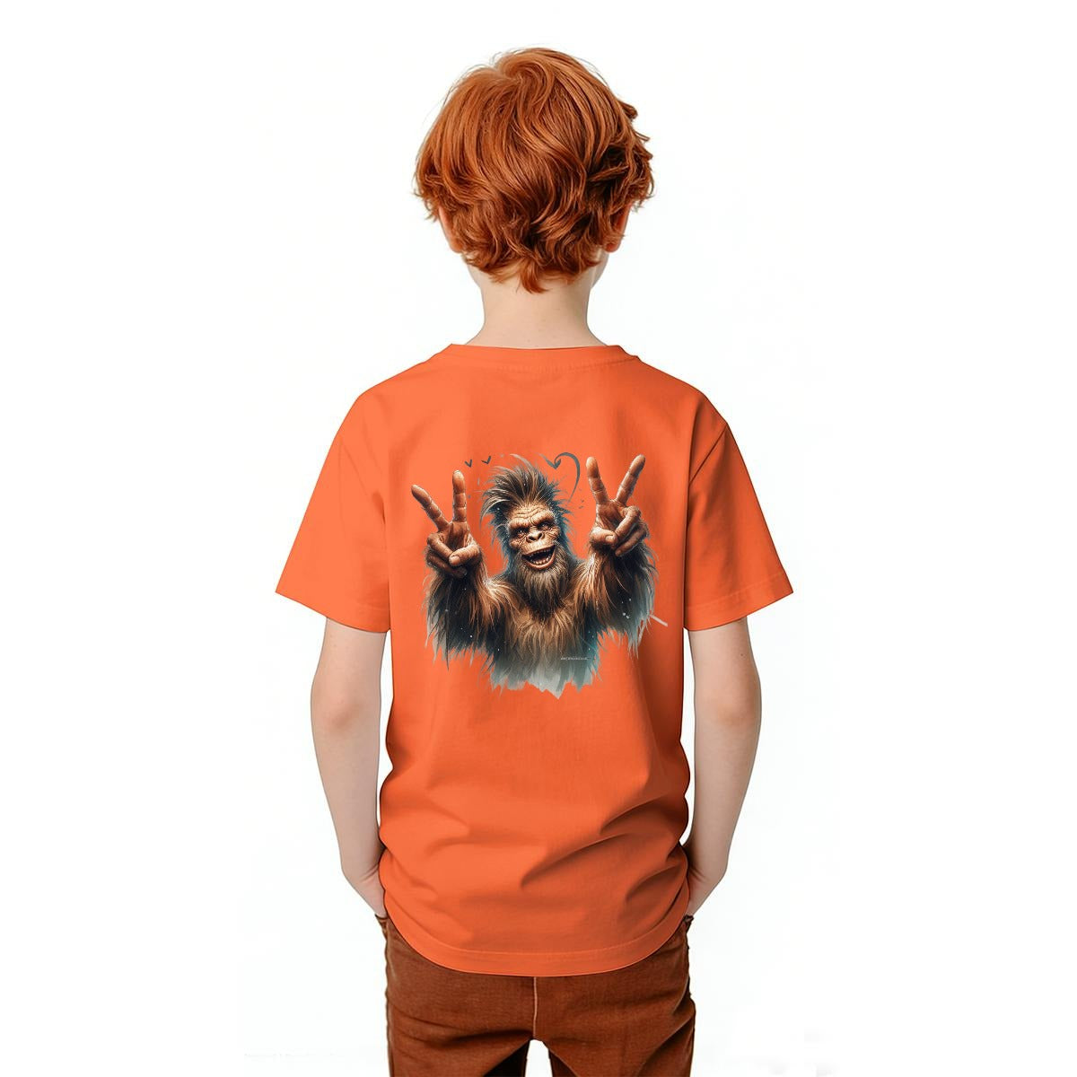 Bigfoot Sasquatch Designs, Kid’s Double Sided Gildan 5000B T Shirt