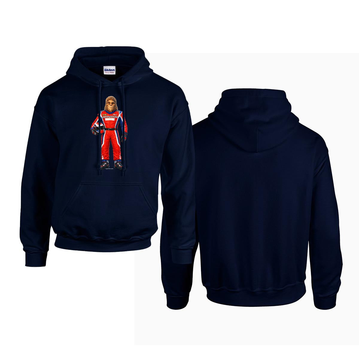 Sasquatch, Bigfoot Design, Gildan 18500 Poly-Cotton Hoodie