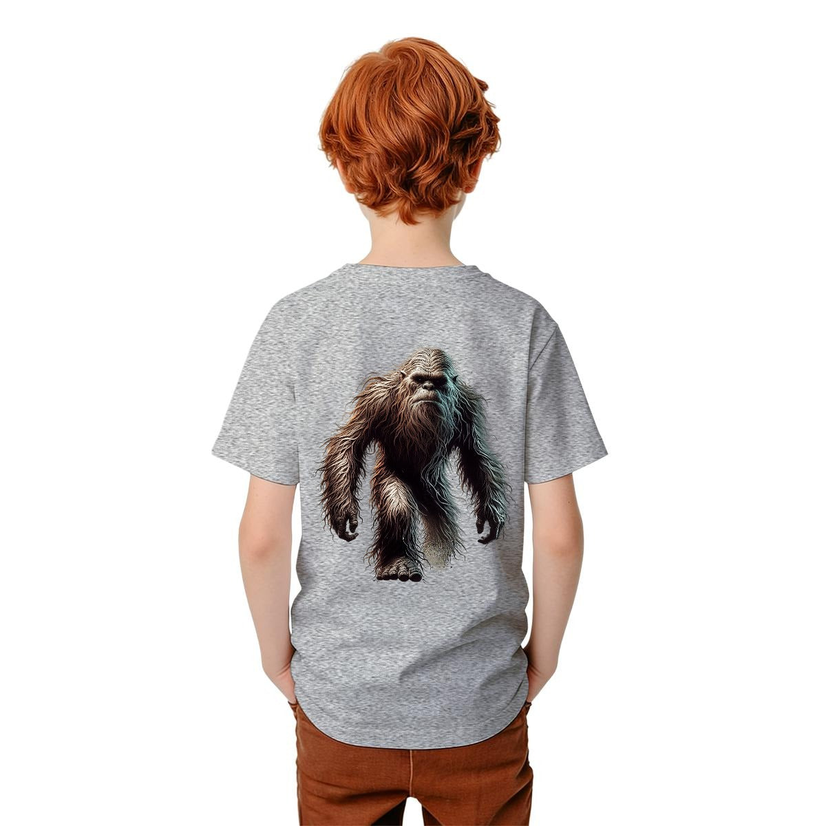 Bigfoot Sasquatch Designs, Kid’s Double Sided Gildan 5000B T Shirt