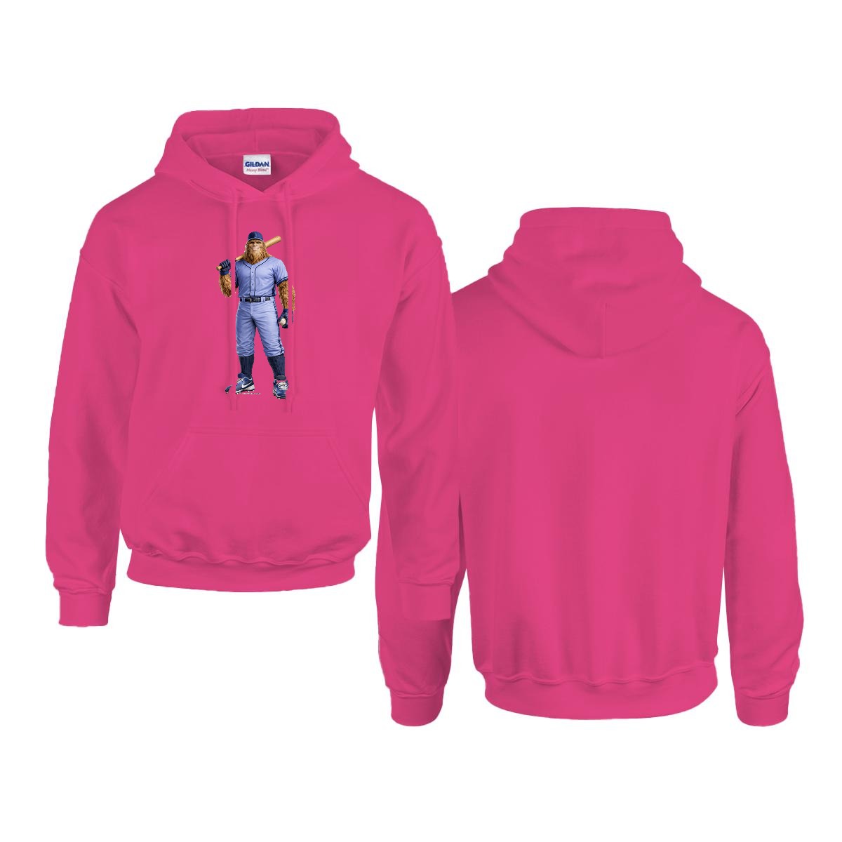 Sasquatch, Bigfoot Design, Gildan 18500 Poly-Cotton Hoodie