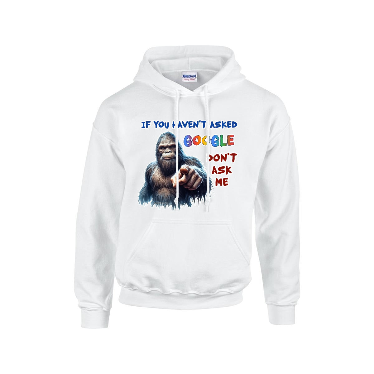 Sasquatch, Bigfoot Design, Gildan 18500 Poly-Cotton Hoodie