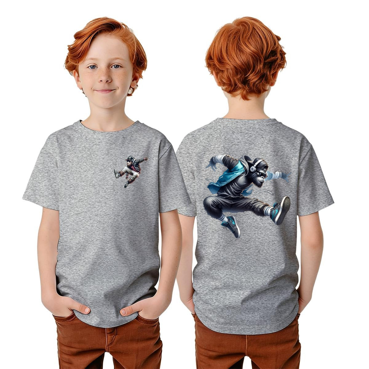 Bigfoot Sasquatch Designs, Kid’s Double Sided Gildan 5000B T Shirt