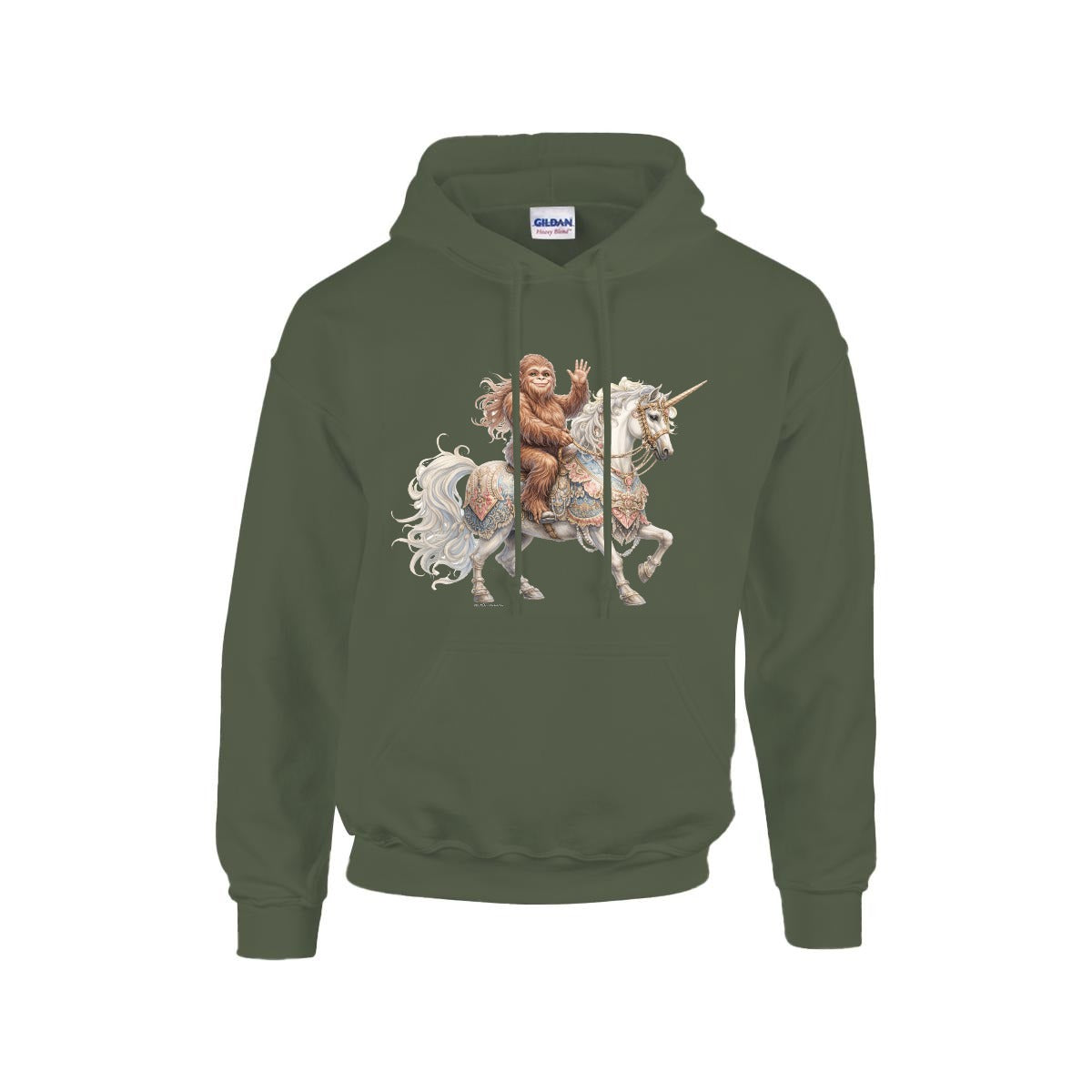 Sasquatch, Bigfoot Design, Gildan 18500 Poly-Cotton Hoodie
