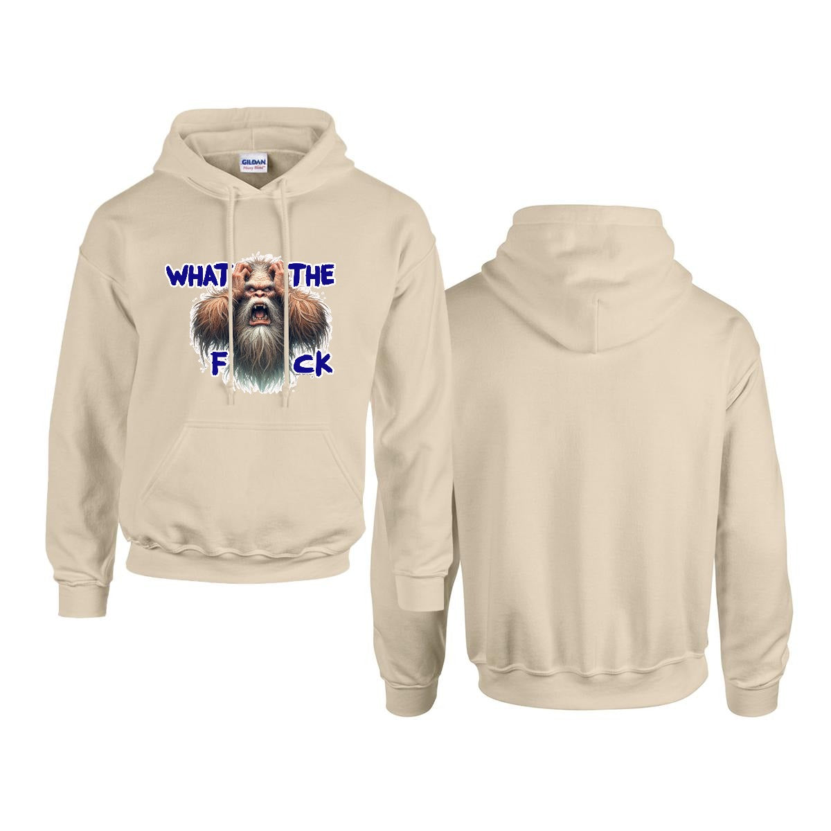 Sasquatch, Bigfoot Design, Gildan 18500 Poly-Cotton Hoodie
