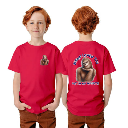 Bigfoot Sasquatch Designs, Kid’s Double Sided Gildan 5000B T Shirt