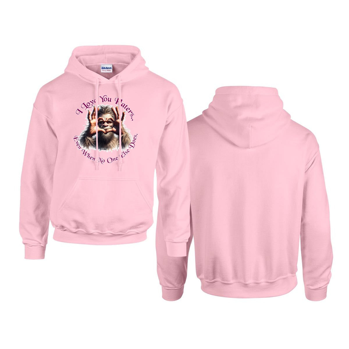 Sasquatch, Bigfoot Design, Gildan 18500 Poly-Cotton Hoodie