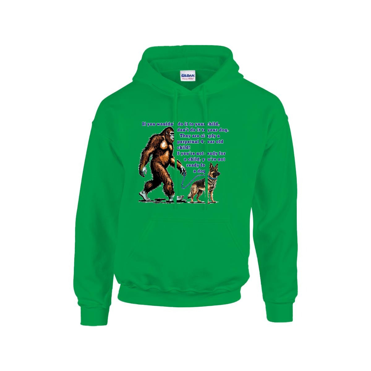 Sasquatch, Bigfoot Design, Gildan 18500 Poly-Cotton Hoodie