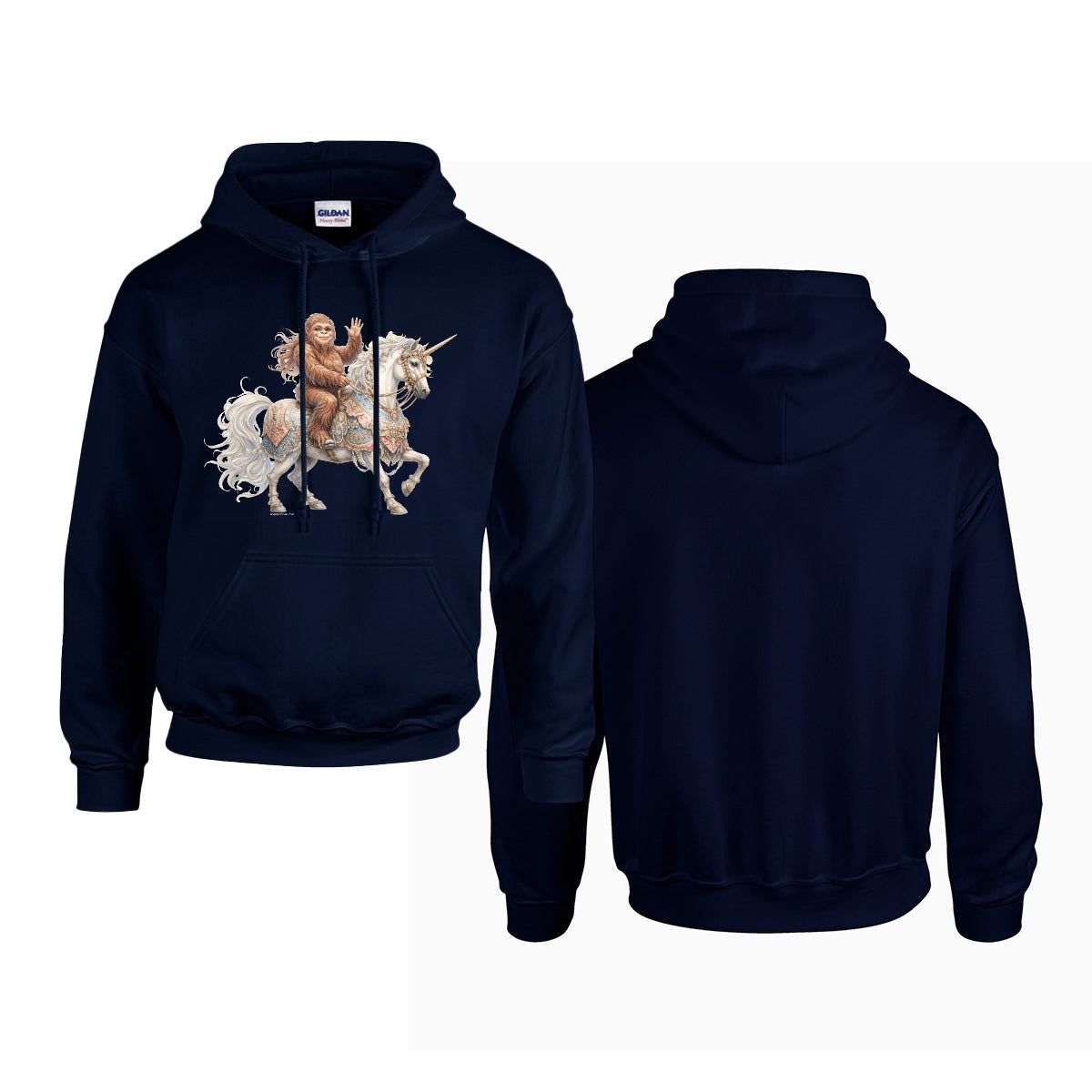Sasquatch, Bigfoot Design, Gildan 18500 Poly-Cotton Hoodie
