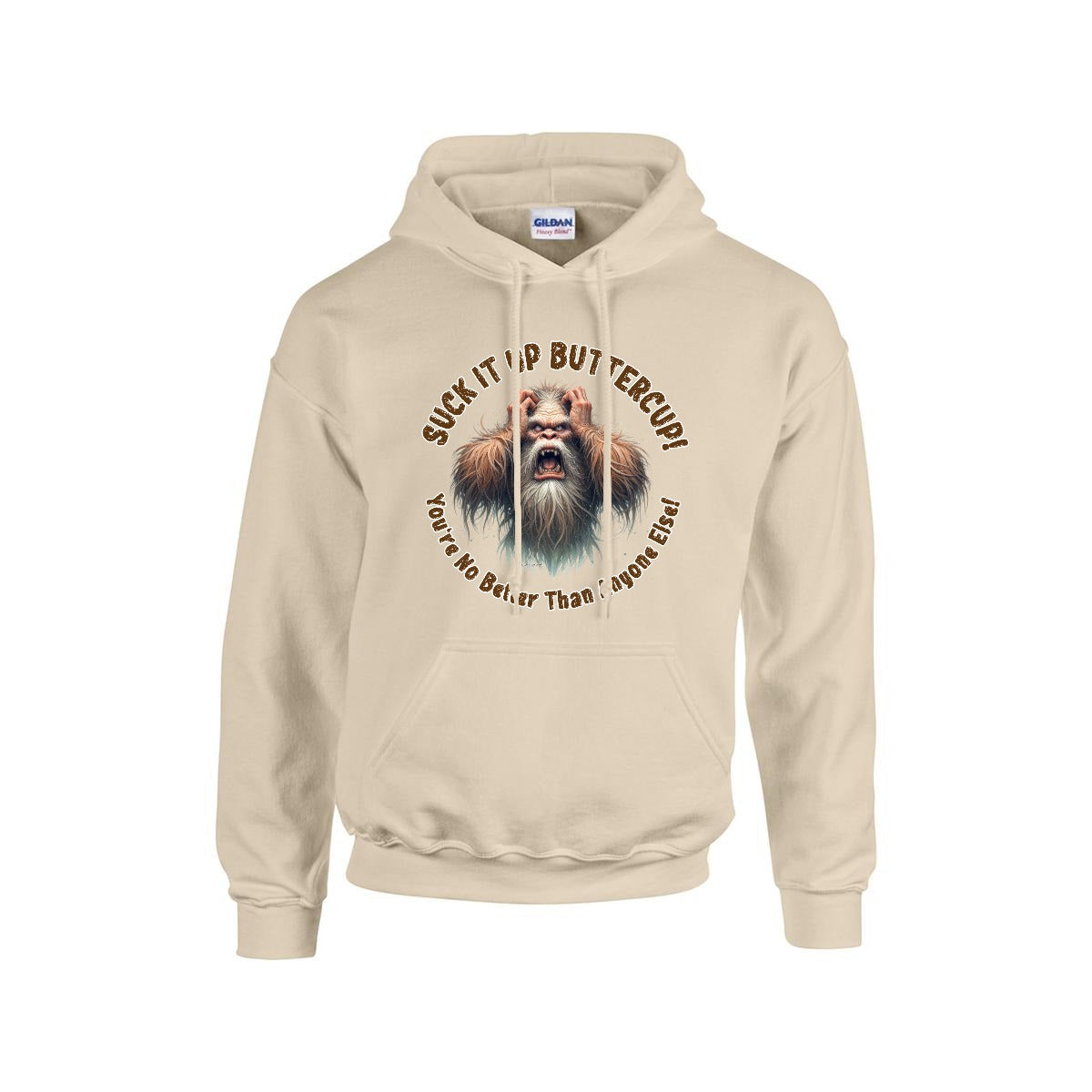 Sasquatch, Bigfoot Design, Gildan 18500 Poly-Cotton Hoodie