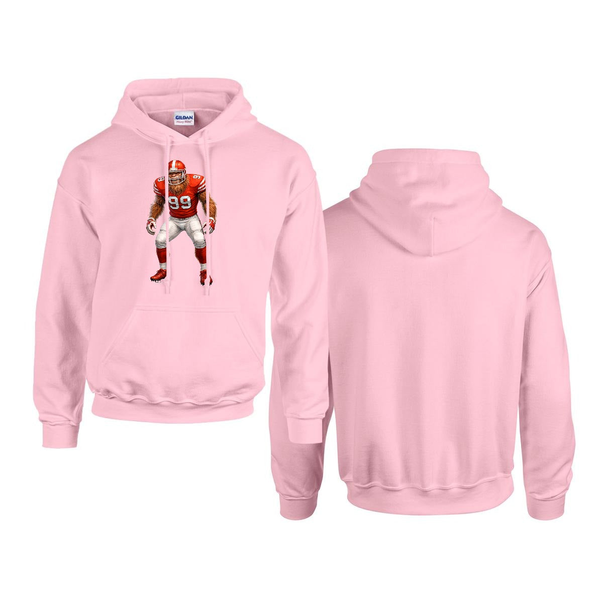 Sasquatch, Bigfoot Design, Gildan 18500 Poly-Cotton Hoodie