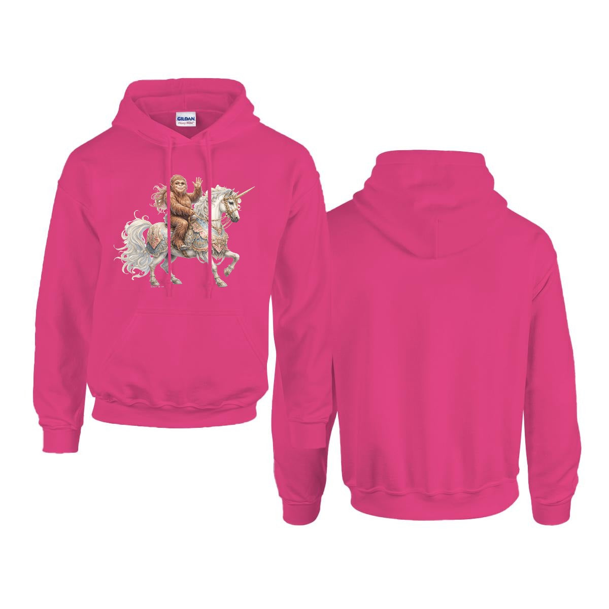 Sasquatch, Bigfoot Design, Gildan 18500 Poly-Cotton Hoodie