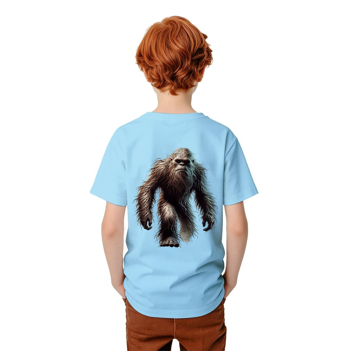 Bigfoot Sasquatch Designs, Kid’s Double Sided Gildan 5000B T Shirt