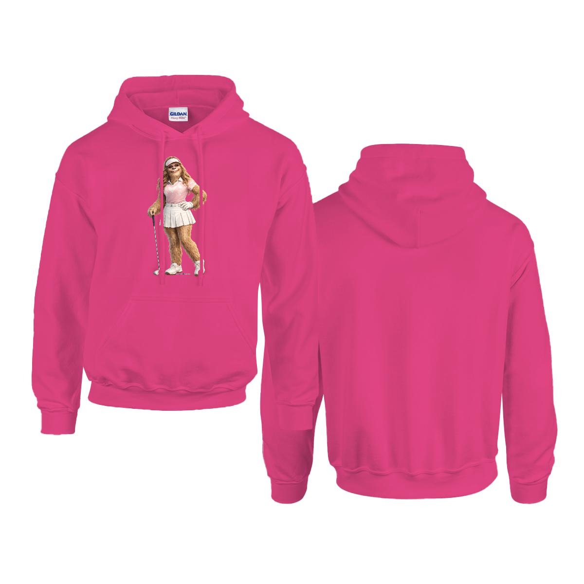 Sasquatch, Bigfoot Design, Gildan 18500 Poly-Cotton Hoodie