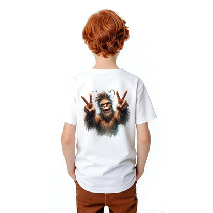 Bigfoot Sasquatch Designs, Kid’s Double Sided Gildan 5000B T Shirt
