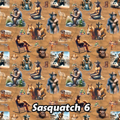 Sasquatch Cotton Fabric 6