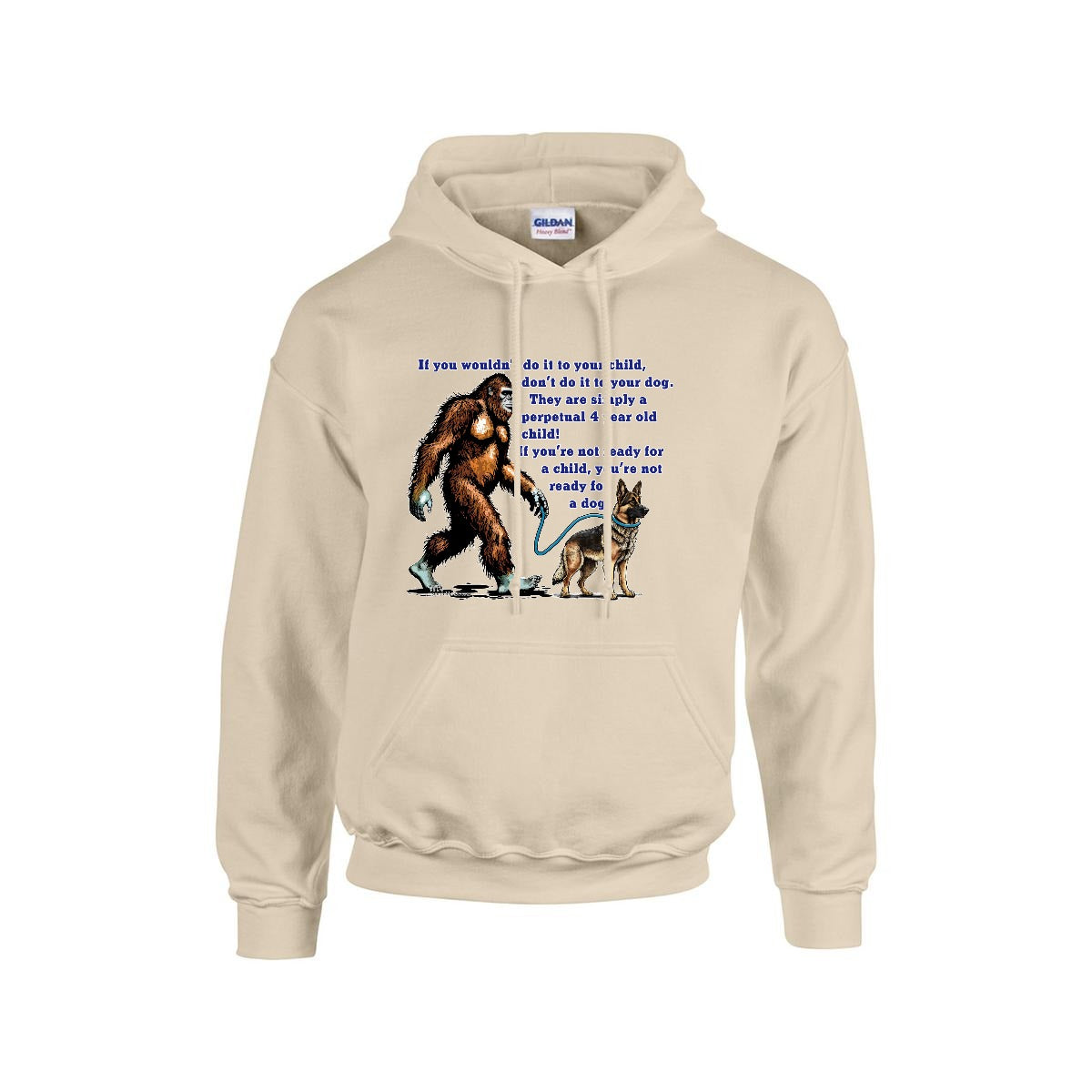 Sasquatch, Bigfoot Design, Gildan 18500 Poly-Cotton Hoodie