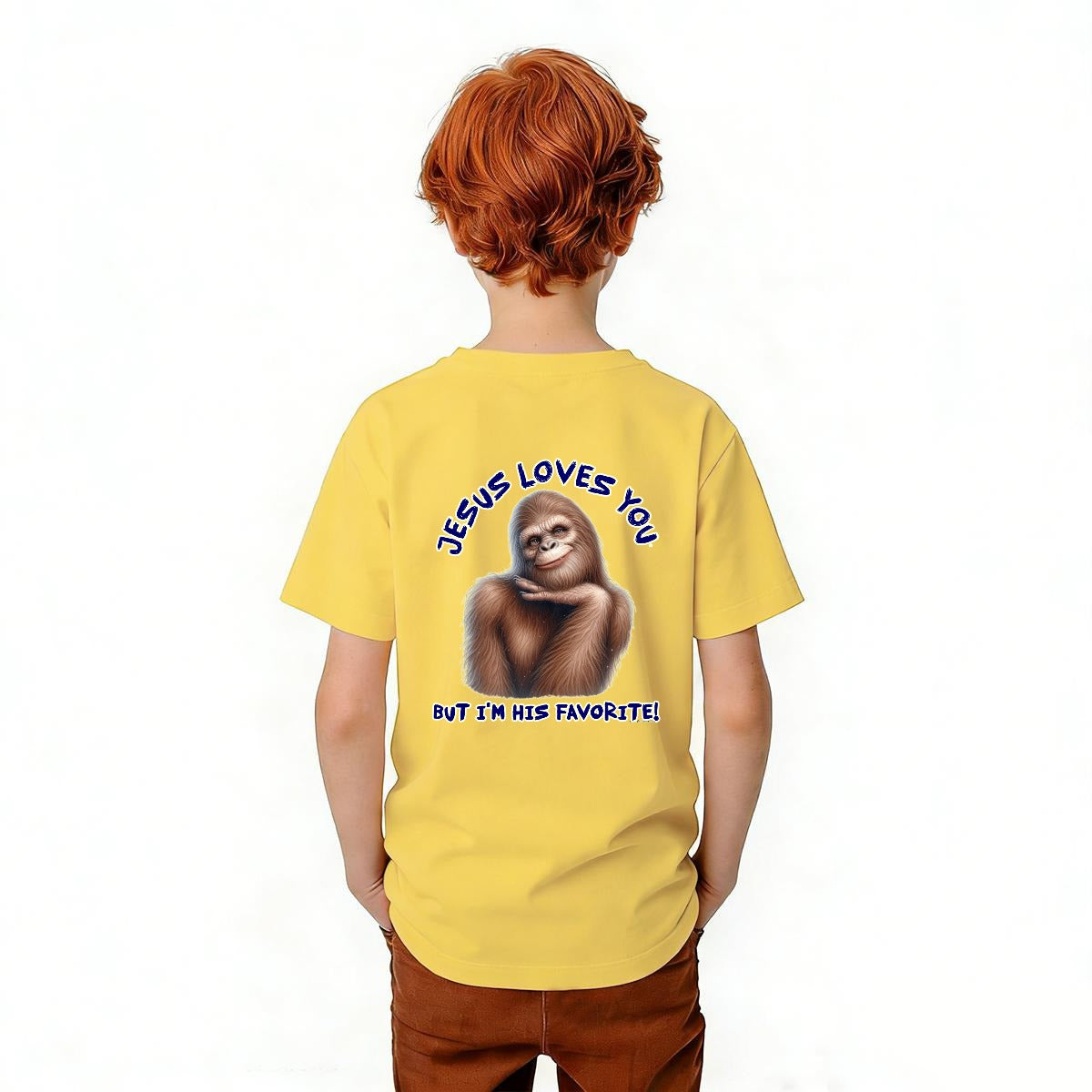 Bigfoot Sasquatch Designs, Kid’s Double Sided Gildan 5000B T Shirt