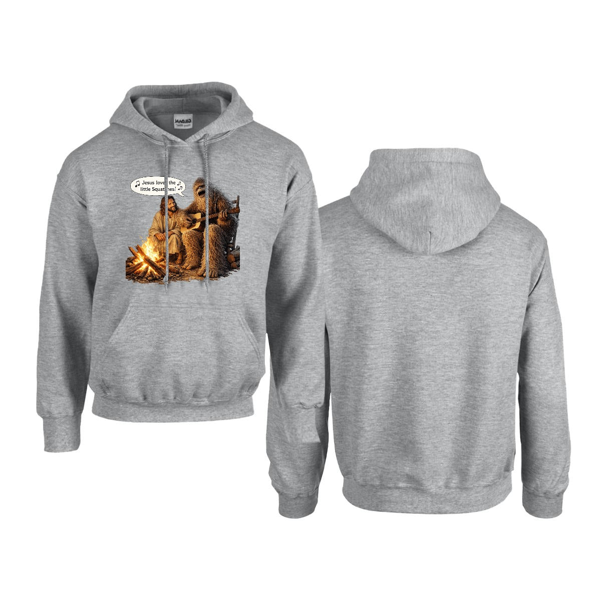 Sasquatch, Bigfoot Design, Gildan 18500 Poly-Cotton Hoodie