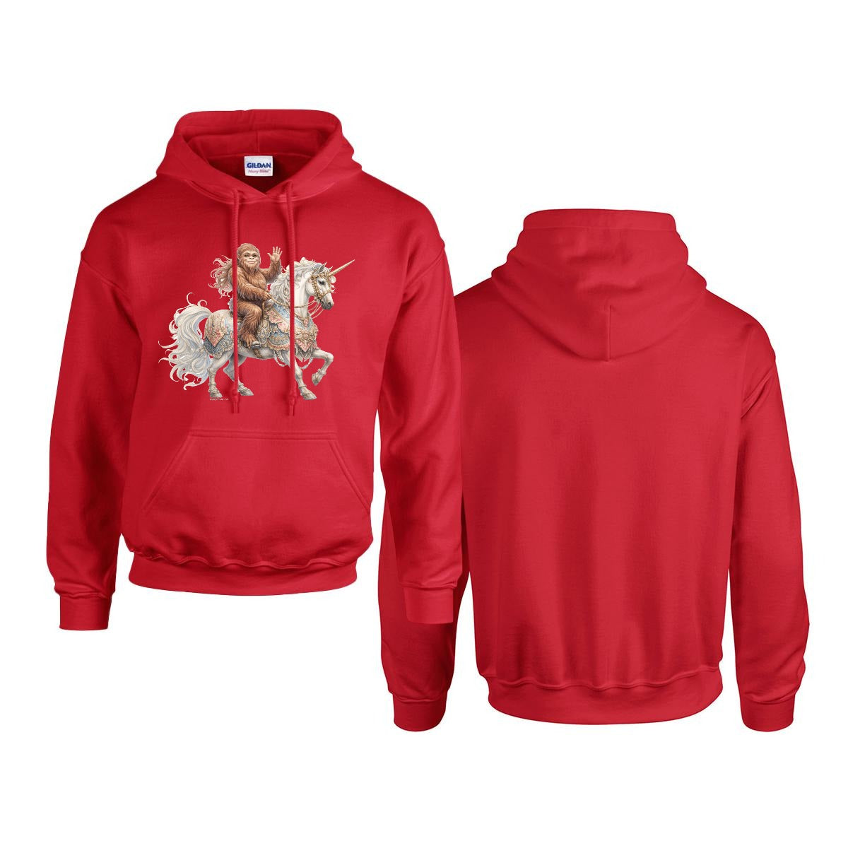 Sasquatch, Bigfoot Design, Gildan 18500 Poly-Cotton Hoodie