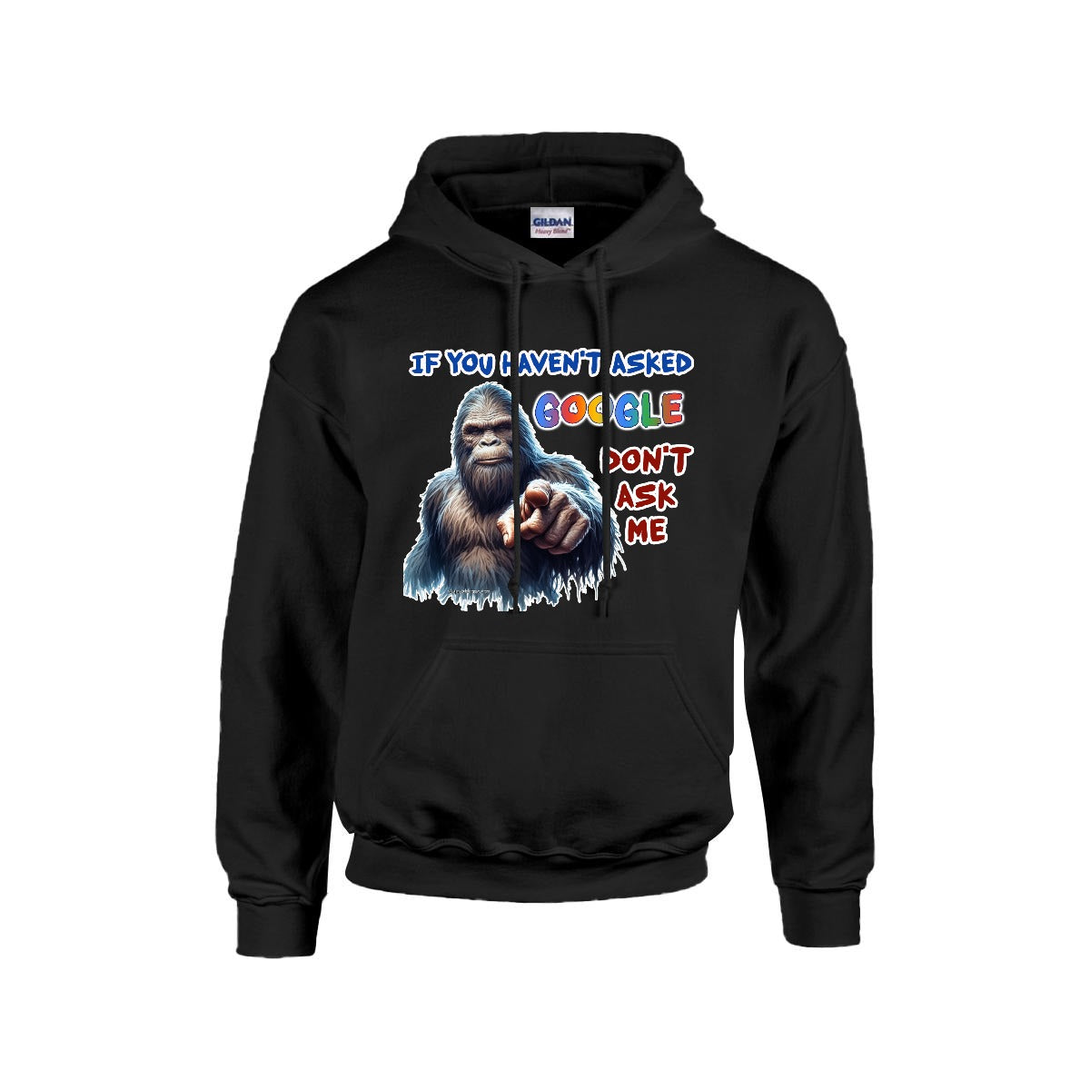 Sasquatch, Bigfoot Design, Gildan 18500 Poly-Cotton Hoodie