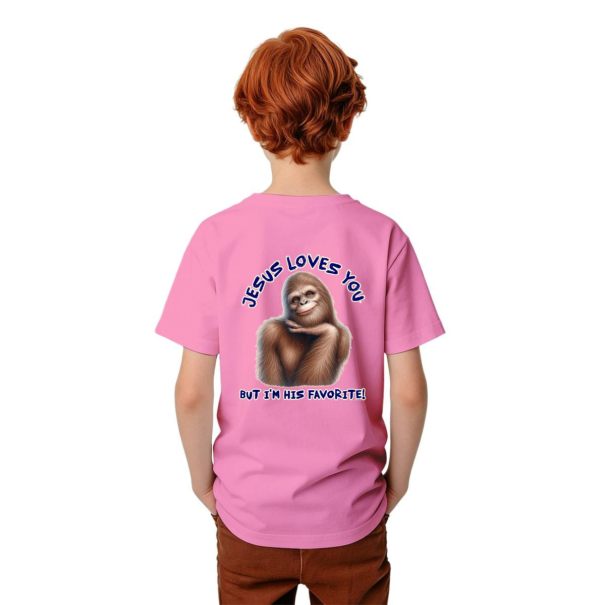 Bigfoot Sasquatch Designs, Kid’s Double Sided Gildan 5000B T Shirt