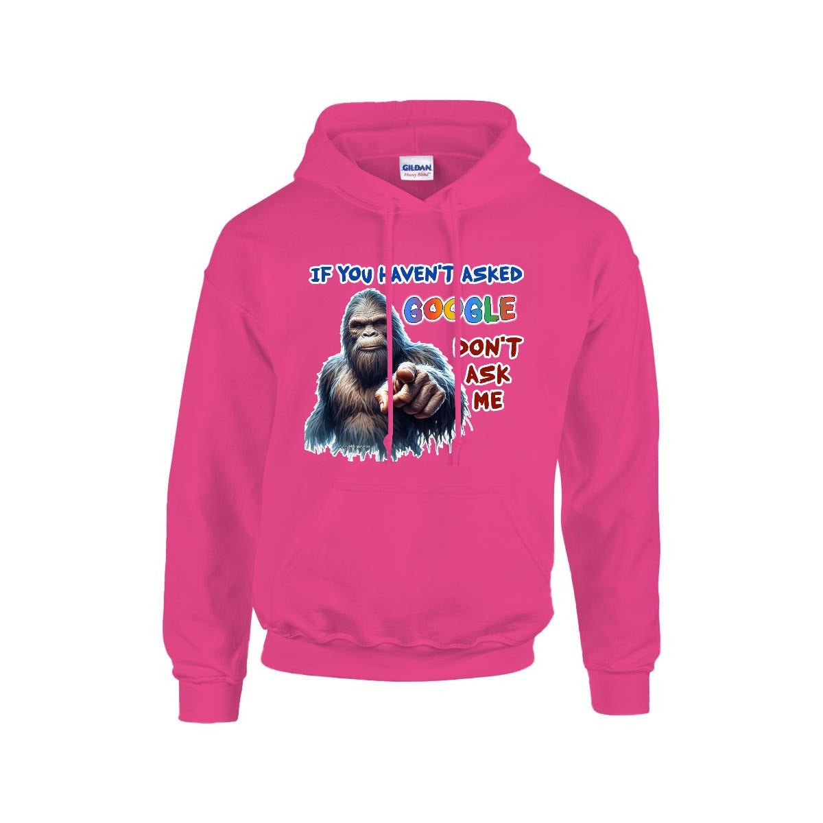 Sasquatch, Bigfoot Design, Gildan 18500 Poly-Cotton Hoodie